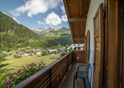 Balcone panoramico dell’appartamento Cevedale, Casa Bamby