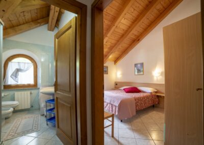 Passaggio del Vioz tra il bagno e la camera matrimoniale