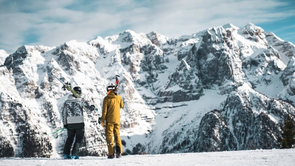 Fotogramma del video invernale della Val di Pejo